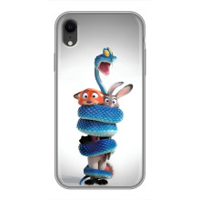 Силіконовий чохол з принтом Зоотрополіс для iPhone Xr – Змія Зоо