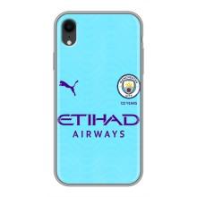 Силиконовые Чехлы принт Футбол на iPhone Xr (Man City)