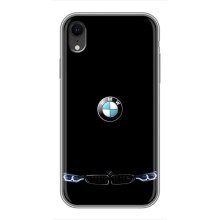 Силіконовий бампер з картинкою машини на iPhone Xr – Чорний BMW