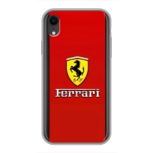 Силіконовий бампер з картинкою машини на iPhone Xr – Ferrari Logo