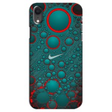 Силиконовый Чехол на iPhone Xr с картинкой Nike (Найк зеленый)