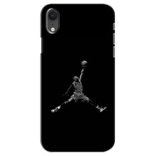 Силиконовый Чехол Nike Air Jordan на Айфон Xr (Джордан)