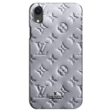 Текстурный Чехол Louis Vuitton для Айфон Xr (Белый ЛВ)