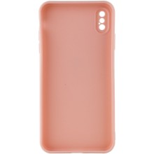 Силиконовый чехол Candy Full Camera для Apple iPhone XS Max (6.5") – Розовый