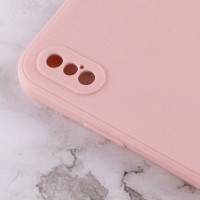 Силиконовый чехол Candy Full Camera для Apple iPhone XS Max (6.5") – Розовый