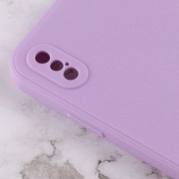 Силіконовий чохол Candy Full Camera для Apple iPhone XS Max (6.5") – Бузковий
