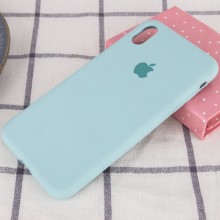 Чехол Silicone Case Full Protective (AA) для Apple iPhone XS Max (6.5") – Бирюзовый