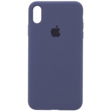 Чохол Silicone Case Full Protective (AA) для Apple iPhone XS Max (6.5") – Темный Синий
