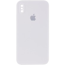 Чохол Silicone Case Square Full Camera Protective (AA) для Apple iPhone XS Max (6.5") – Білий