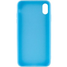 Силіконовий чохол Candy для Apple iPhone XS Max (6.5") – Блакитний