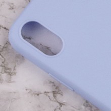 Силиконовый чехол Candy для Apple iPhone XS Max (6.5") – Голубой