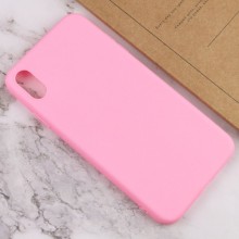 Силиконовый чехол Candy для Apple iPhone XS Max (6.5") – Розовый