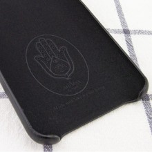 Кожаный чехол AHIMSA PU Leather Case Logo (A) для Apple iPhone XS Max (6.5") – Черный