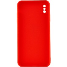 Силиконовый чехол Candy Full Camera для Apple iPhone XS Max (6.5") – Красный