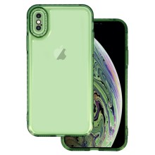 Чехол TPU Starfall Clear для Apple iPhone XS Max (6.5") – Зеленый