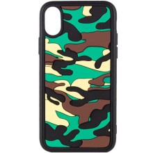 Чехол TPU+PC Army Collection для Apple iPhone XS Max (6.5") (Зеленый)