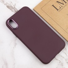 TPU чехол Bonbon Metal Style для Apple iPhone XS Max (6.5") – Бордовый