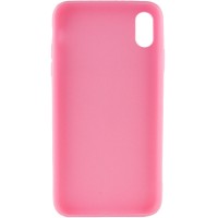 Силіконовий чохол Candy для Apple iPhone XS Max (6.5") – Рожевий