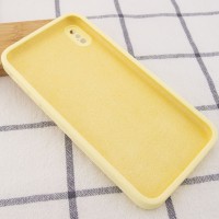 Чехол Silicone Case Square Full Camera Protective (AA) для Apple iPhone XS Max (6.5") – Желтый