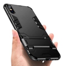 Защитный чехол Transformer для iPhone Xs Max(ТПУ + пластик) – Черный