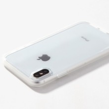 Прозорий силіконовий чохол з матовою окантовкою для Apple iPhone XS Max (6.5&quot;) – Прозорий