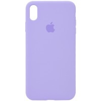 Чехол Silicone Case Full Protective (AA) для Apple iPhone XS Max (6.5") – Сиреневый