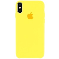 Чехол Silicone Case (AA) для Apple iPhone XS Max (6.5") – Желтый