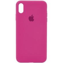 Чохол Silicone Case Full Protective (AA) для Apple iPhone XS Max (6.5") – Малиновий