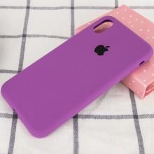 Чохол Silicone Case Full Protective (AA) для Apple iPhone XS Max (6.5") – Фіолетовий
