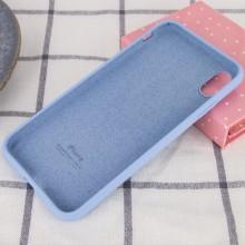 Чохол Silicone Case Full Protective (AA) для Apple iPhone XS Max (6.5") – Блакитний