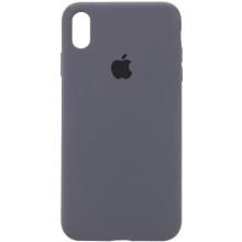 Чохол Silicone Case Full Protective (AA) для Apple iPhone XS Max (6.5") – Сірий