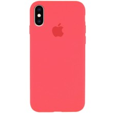 Чехол Silicone Case Full Protective (AA) для Apple iPhone XS Max (6.5") (Арбузный)
