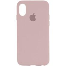 Чохол Silicone Case Full Protective (AA) для Apple iPhone XS Max (6.5") – Рожевий