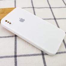Чехол Silicone Case Square Full Camera Protective (AA) для Apple iPhone XS Max (6.5") – Белый