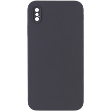 Чехол Silicone Case Square Full Camera Protective (AA) NOLOGO для Apple iPhone XS Max (6.5") – Серый
