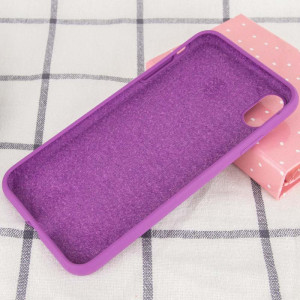 Чохол Silk Full Protective (AA) NO LOGO для Apple iPhone XS Max (6.5") – Фіолетовий