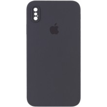 Чохол Silicone Case Square Full Camera Protective (AA) для Apple iPhone XS Max (6.5") – Сірий