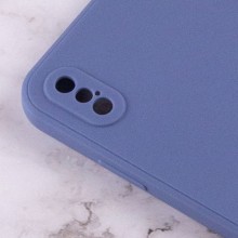 Силіконовий чохол Candy Full Camera для Apple iPhone XS Max (6.5") – Блакитний
