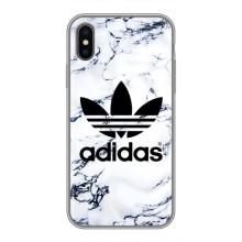 Чехлы Адидас для iPhone Xs Max (AlphaPrint) (Адидас на мраморе)