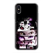 Чехлы Персонажи Аниме Наруто для iPhone Xs Max (AlphaPrint) – Глаза Anime