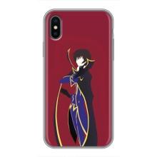 Чехлы Персонажи Аниме Наруто для iPhone Xs Max (AlphaPrint) – Лелуш Ламперуж