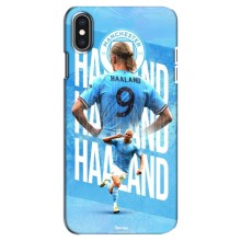 Чехлы с принтом для iPhone Xs Max Футболист – Erling Haaland