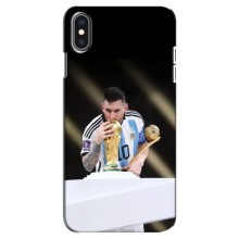 Чехлы Лео Месси Аргентина для iPhone Xs Max (Кубок Мира)