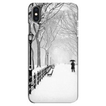 Чехлы на Новый Год iPhone Xs Max – Снегом замело