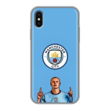 Чехлы с футболистом Ерлинг Холанд для iPhone Xs Max (AlphaPrint) (Холанд Манчестер Сити)