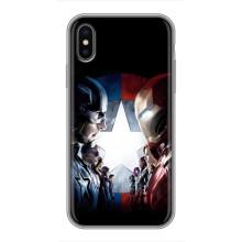 Чохли з героями Марвел iPhone Xs Max (VPrint)