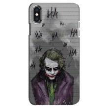 Чехлы с картинкой Джокера на iPhone Xs Max (Joker клоун)