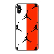 Чехлы для iPhone Xs Max - с картинкой JORDAN (AlphaPrint) (Лого Джордан)