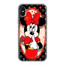 Чехол Disney Mouse iPhone Xs Max (PREMIUMPrint) (Минни Маус ЛВ)