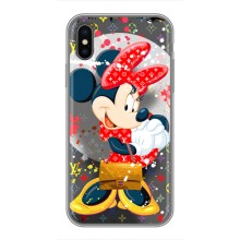 Чехол Disney Mouse iPhone Xs Max (PREMIUMPrint) (Minni с бантиком)